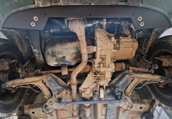 Motor, Versnellingsbak en Radiator Beschermplaat voor Fiat Panda 4x4