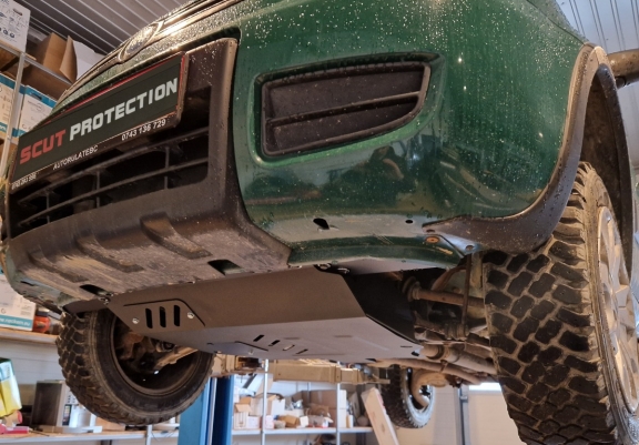 Motor, Versnellingsbak en Radiator Beschermplaat voor Fiat Panda 4x4