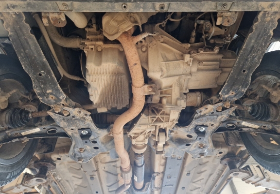 Motor, Versnellingsbak en Radiator Beschermplaat voor Fiat Panda 4x4