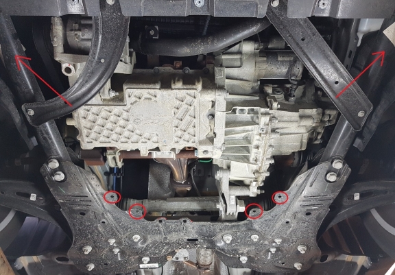 Motor Beschermplaat voor Jeep Renegade