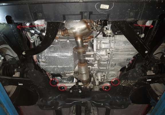 Motor Beschermplaat voor Jeep Renegade