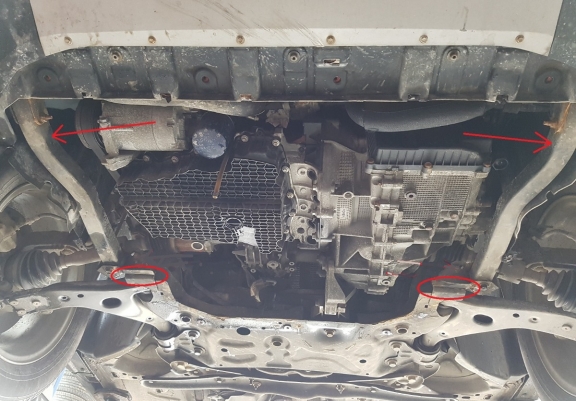 Motor en Versnellingsbak Beschermplaat voor Ford Kuga