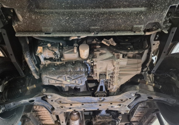 Aluminium Motor en Versnellingsbak Beschermplaat voor Ford Transit FWD