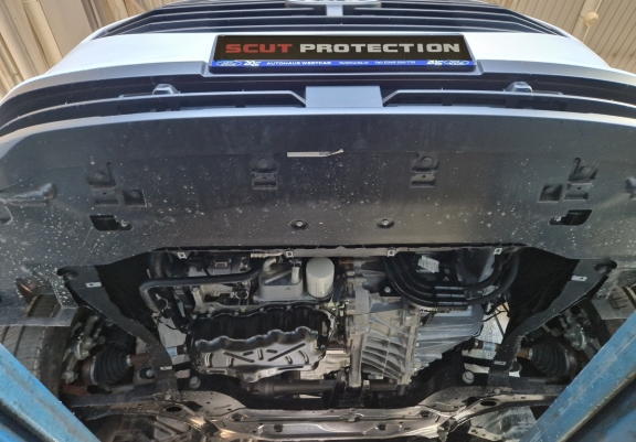 Aluminium Motor, Versnellingsbak en Radiator Beschermplaat voor Volkswagen Transporter T7 Van