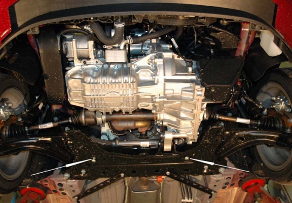 Motor, Versnellingsbak en Radiator Beschermplaat voor Ford EcoSport