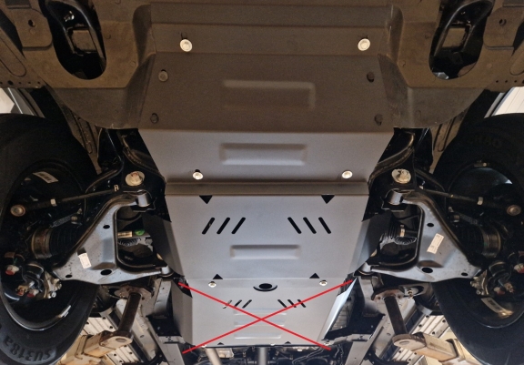 Motor en Radiator Beschermplaat voor Jac T8