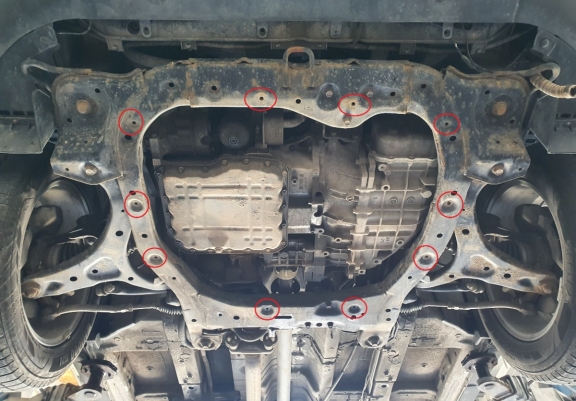Motor en Versnellingsbak Beschermplaat voor Kia Sorento XM (Pre-facelift)