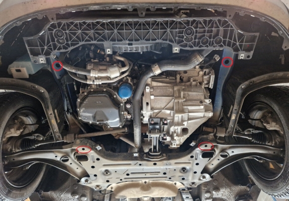 Motor, Versnellingsbak en Radiator Beschermplaat voor Hyundai Bayon