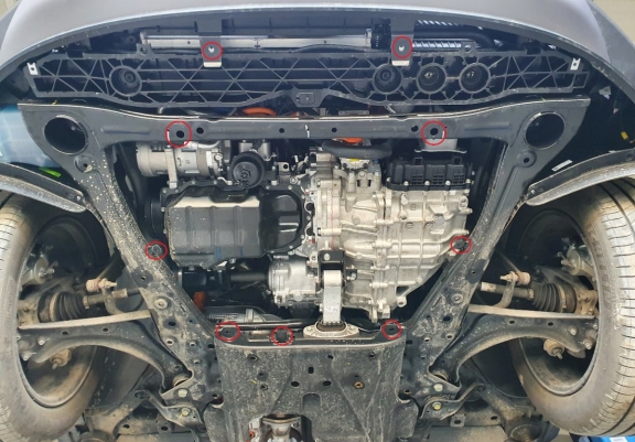 Motor, Versnellingsbak en Radiator Beschermplaat voor Kia Sportage