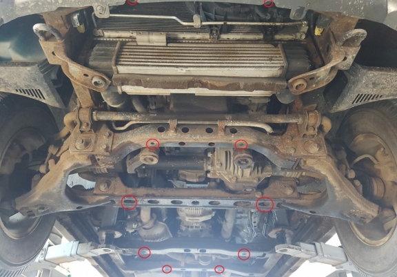 Motor en Radiator Beschermplaat voor Kia Sorento