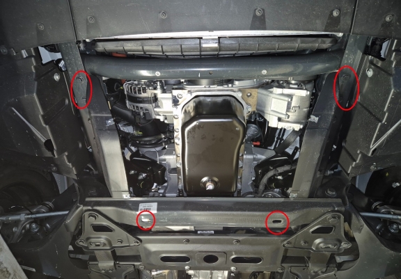 Motor en Radiator Beschermplaat voor Iveco Daily 7