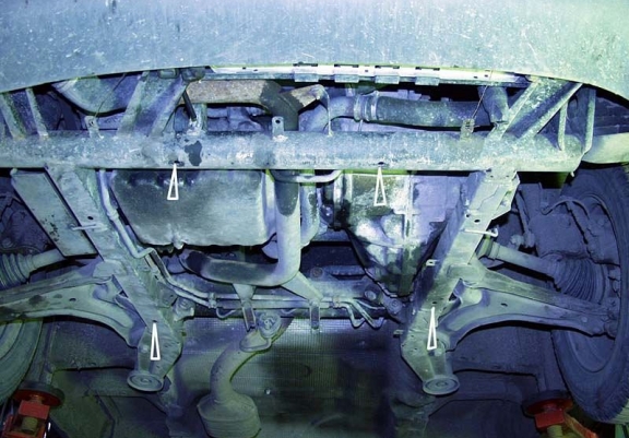 Motor en Versnellingsbak Beschermplaat voor Mercedes Vito