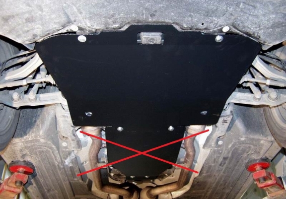 Motor en Radiator Beschermplaat voor Mercedes E-Classe W211