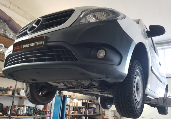 Motor, Versnellingsbak en Radiator Beschermplaat voor Mercedes Citan W415