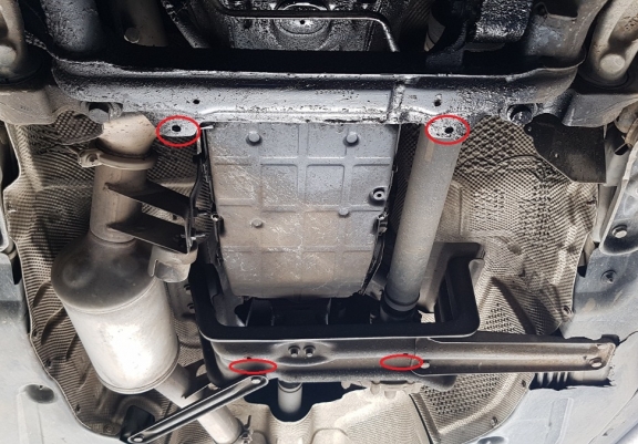 Motor, Versnellingsbak en Radiator Beschermplaat voor Mercedes ML W164