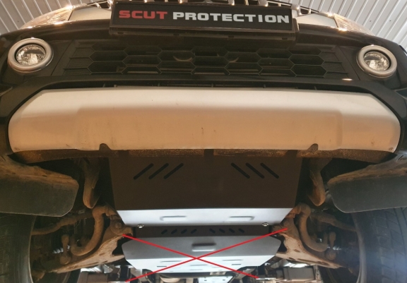 Radiator Beschermplaat voor Mitsubishi L200