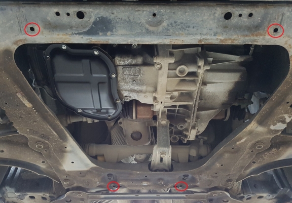 Motor, Versnellingsbak en Radiator Beschermplaat voor Nissan Juke