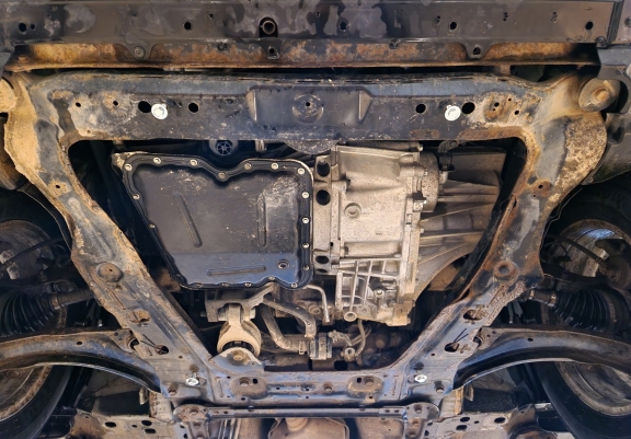 Motor, Versnellingsbak en Radiator Beschermplaat voor Nissan X-Trail T31 - Vers 2.0