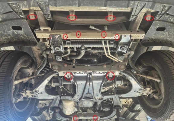 Motor en Radiator Beschermplaat voor Maxus T60 Max