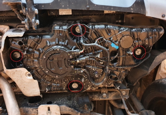 AdBlue tank Beschermplaat voor Dacia Duster