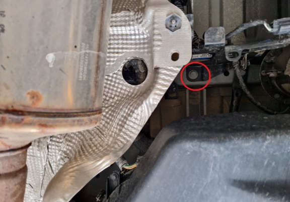 Katalysator/cat lock Beschermplaat voor Renault Master 3