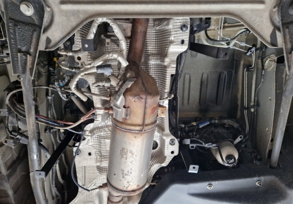 Katalysator/cat lock Beschermplaat voor Renault Master 3