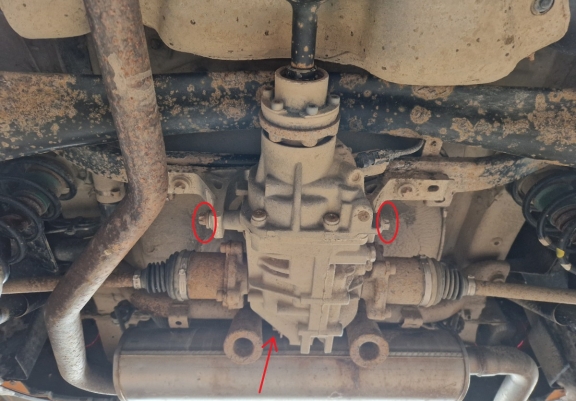 Differentieel Beschermplaat voor Fiat Panda 4x4