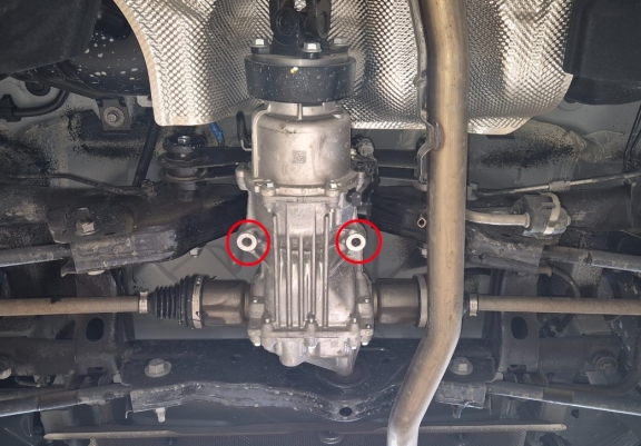 Differentieel Beschermplaat - voor Dacia Duster 4x4