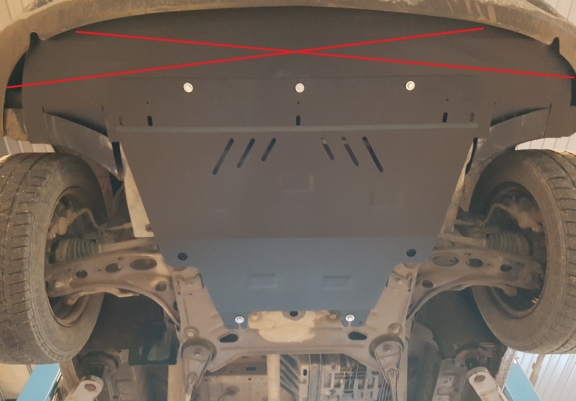 Motor, Versnellingsbak en Radiator Beschermplaat voor Renault Trafic 2 (2011-2014)