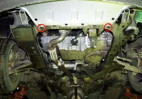 Motor, Versnellingsbak en Radiator Beschermplaat voor Opel Signum