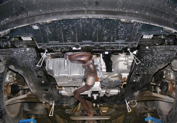 Motor en Versnellingsbak Beschermplaat voor Opel Meriva B 