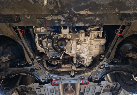 Motor en Versnellingsbak Beschermplaat voor Renault Arkana