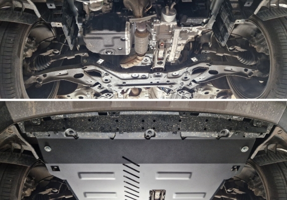 Motor en Radiator Beschermplaat voor Ssangyong Torres