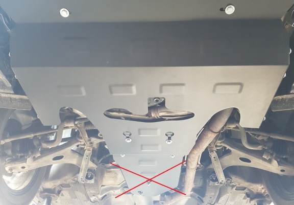 Motor en Radiator Beschermplaat voor Subaru Forester 4