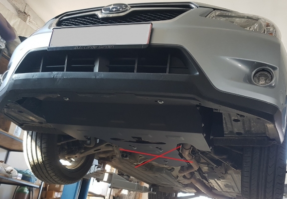 Motor en Radiator Beschermplaat voor Subaru Forester 4