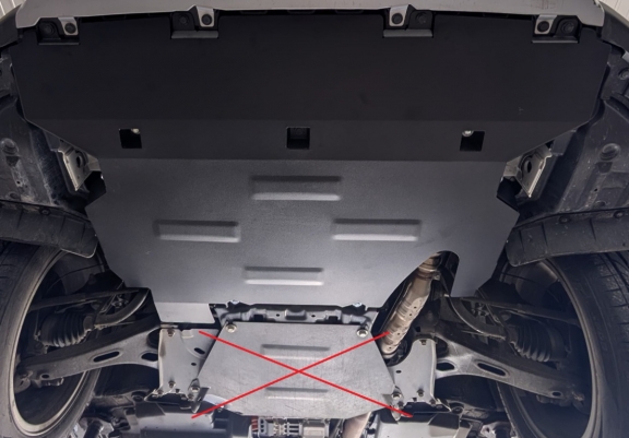 Motor en Radiator Beschermplaat voor Subaru Forester 5 Hybrid