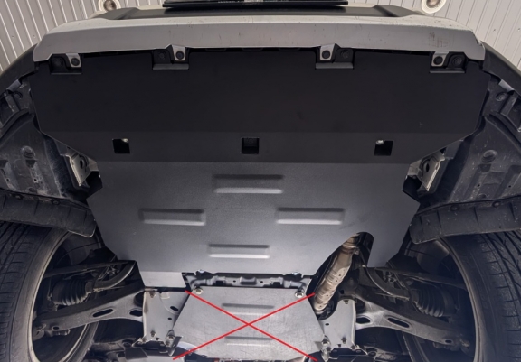 Motor en Radiator Beschermplaat voor Subaru Forester 5 Hybrid