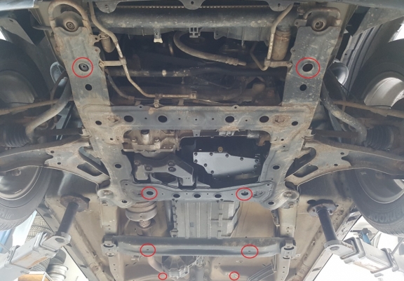 Aluminium Motor en Radiator Beschermplaat voor Suzuki Grand Vitara 2