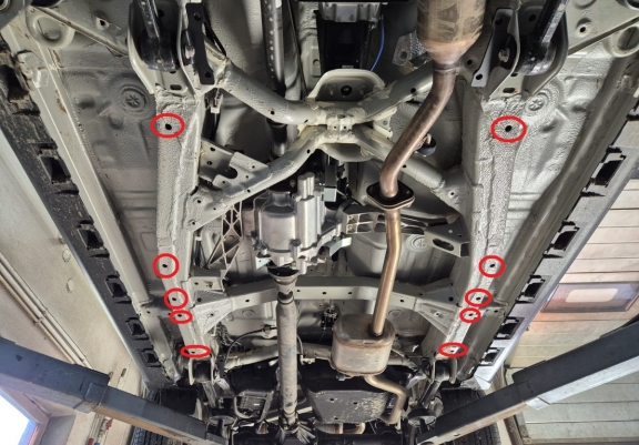 Overdracht geval Beschermplaat voor Suzuki Jimny - 5-deurs model