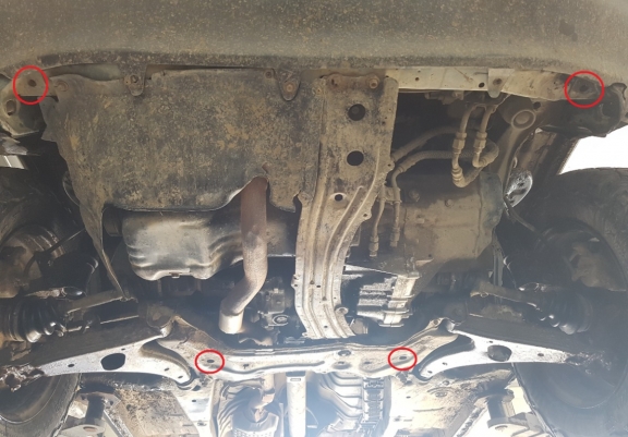 Motor, Versnellingsbak en Radiator Beschermplaat voor Toyota RAV 4