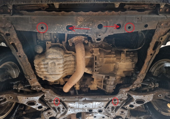 Motor, Versnellingsbak en Radiator Beschermplaat voor Toyota RAV 4