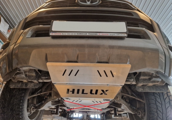 Radiator aluminium  Beschermplaat voor Toyota Hilux Revo