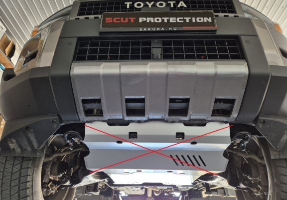 Motor Beschermplaat voor Toyota Land Cruiser 250 - Aluminium 