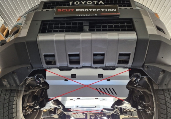 Motor Beschermplaat voor Toyota Land Cruiser 250 - Aluminium 