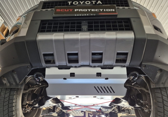 Radiator Beschermplaat voor Toyota Land Cruiser 250 - Aluminium 