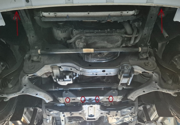 Motor Beschermplaat voor Volkswagen Amarok