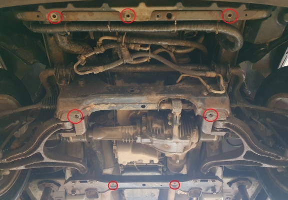 Motor en Versnellingsbak Beschermplaat voor Jeep Grand Cherokee