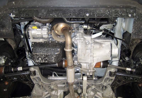 Motor, Versnellingsbak en Radiator Beschermplaat voor Fiat Fiorino