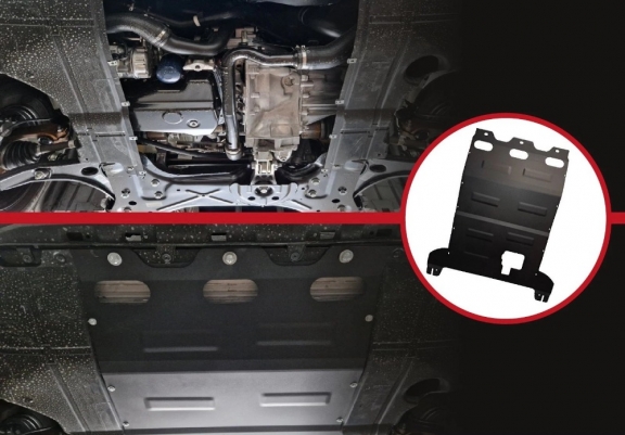 Motor, Versnellingsbak en Radiator Beschermplaat voor Fiat Ducato