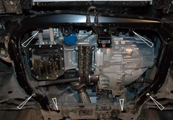 Motor en Versnellingsbak Beschermplaat voor Kia Ceed